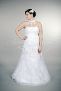 Brautkleid TW0174B - Übergröße Plus XXL Große Größe Tüll Spitze Perlen 1