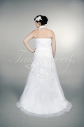 Brautkleid TW0174B - Übergröße Plus XXL Große Größe Tüll Spitze Perlen 3