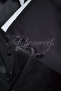 Anzug TW0002AN - Bräutigam schwarz 2reihig Mischgewebe Wolle Polyester 5