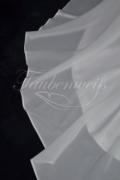 Brautkleid B0017 - Brautkleid Chiffon Spitze Herzausschnitt Schnürung Schleppe 5