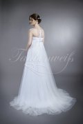 Brautkleid TW0061B - Empire Umstandsbrautkleid Schwangere Tüll Perlen 3
