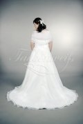 Brautkleid TW0164B - Übergröße Plus XXL Große Größe Organza schlicht A-Linie 3
