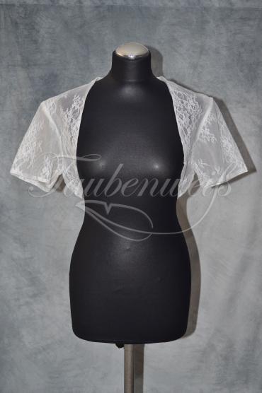 Braut-Bolero J0001 - Braut-Bolero aus Spitze mit Kurzarm