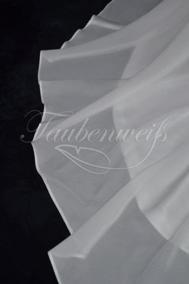 Brautkleid B0017 - Brautkleid Chiffon Spitze Herzausschnitt Schnürung Schleppe 5