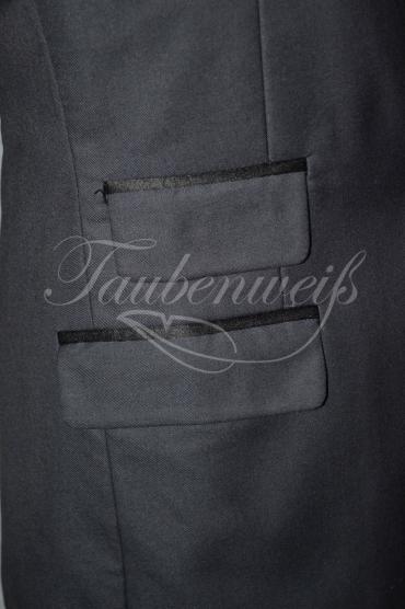 Anzug A0003 - Größe L Bräutigam dunkelblau einreihig Mischgewebe Wolle Polyester 5