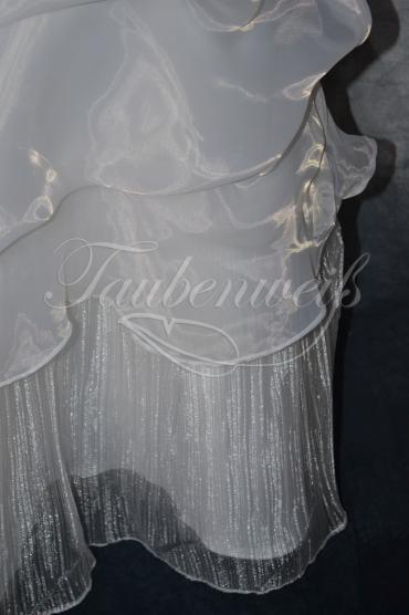 Brautkleid B0028 - Brautkleid A-Linie Organza Spitze ohne Schleppe 3