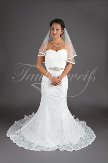 Brautkleid TW0003B - Meerjungfrau Spitze Strass Herzausschnitt sexy Schleppe 1